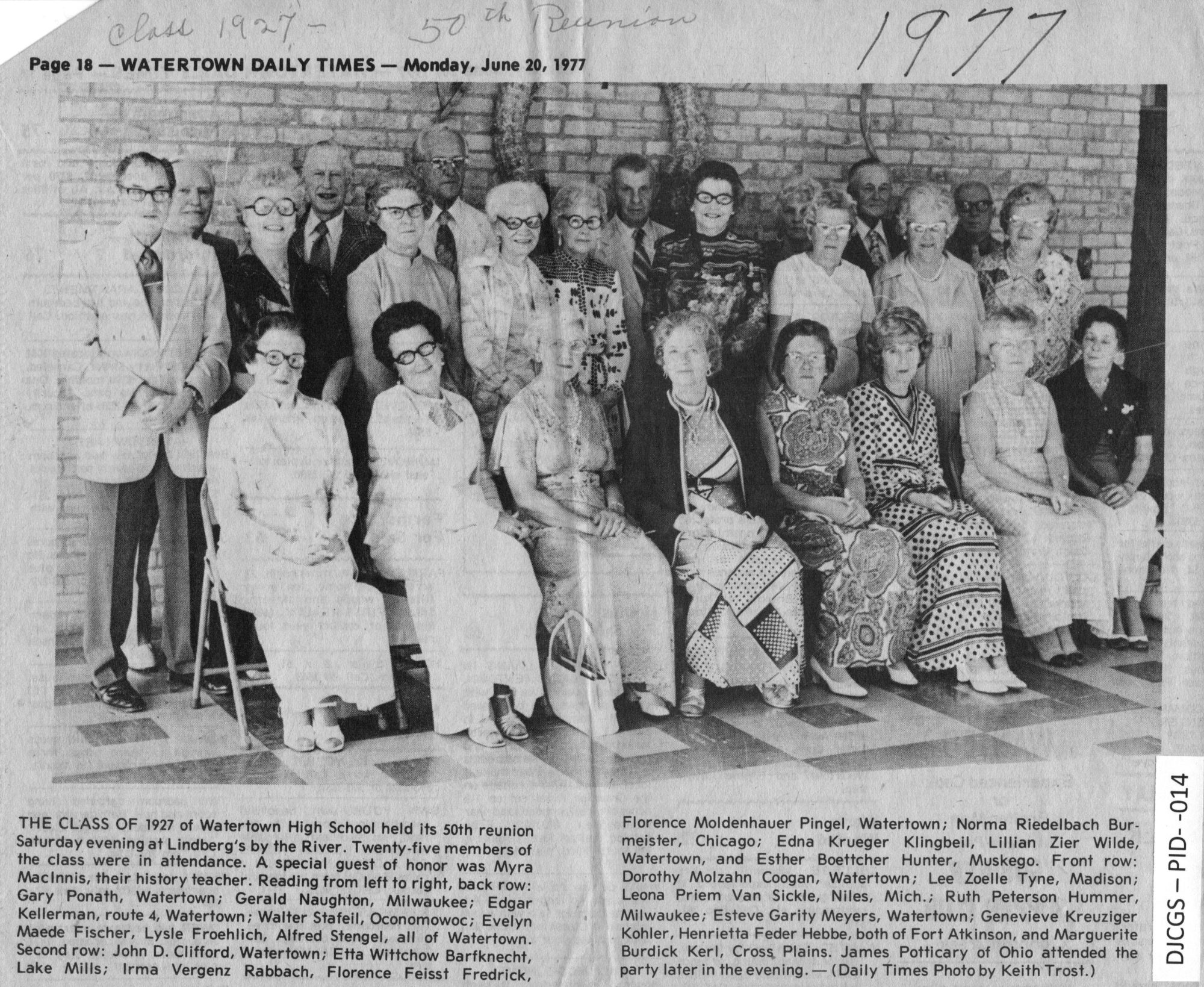 Volume 1 Dodge/Jefferson Counties Genealogical Society