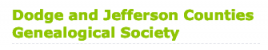Dodge Jefferson Counties Genealogical Society